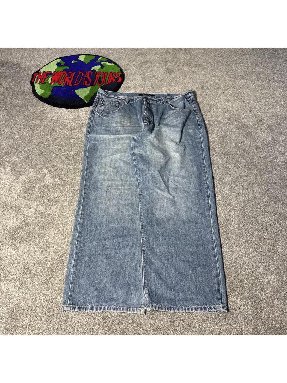 y2k vintage baggy sean john denim jeans